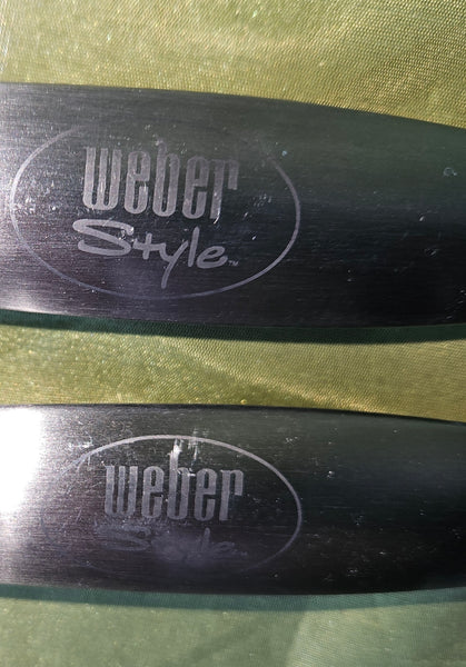 Set of Two WEBER STYLE 18" Stainless Steel BBQ Barbeque Tools