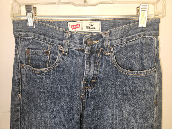 Kids Size 14 Slim Boys LEVI'S 550 Relaxed Jeans