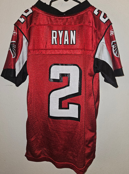 Kids Size 14/16 XL Boys NFL Atlanta Falcons #2 Ryan Jersey
