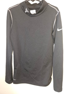 Kids Large / Size 14/16 Boys NIKE PRO / NIKE FIT DRY Black Long Sleeve Shirt