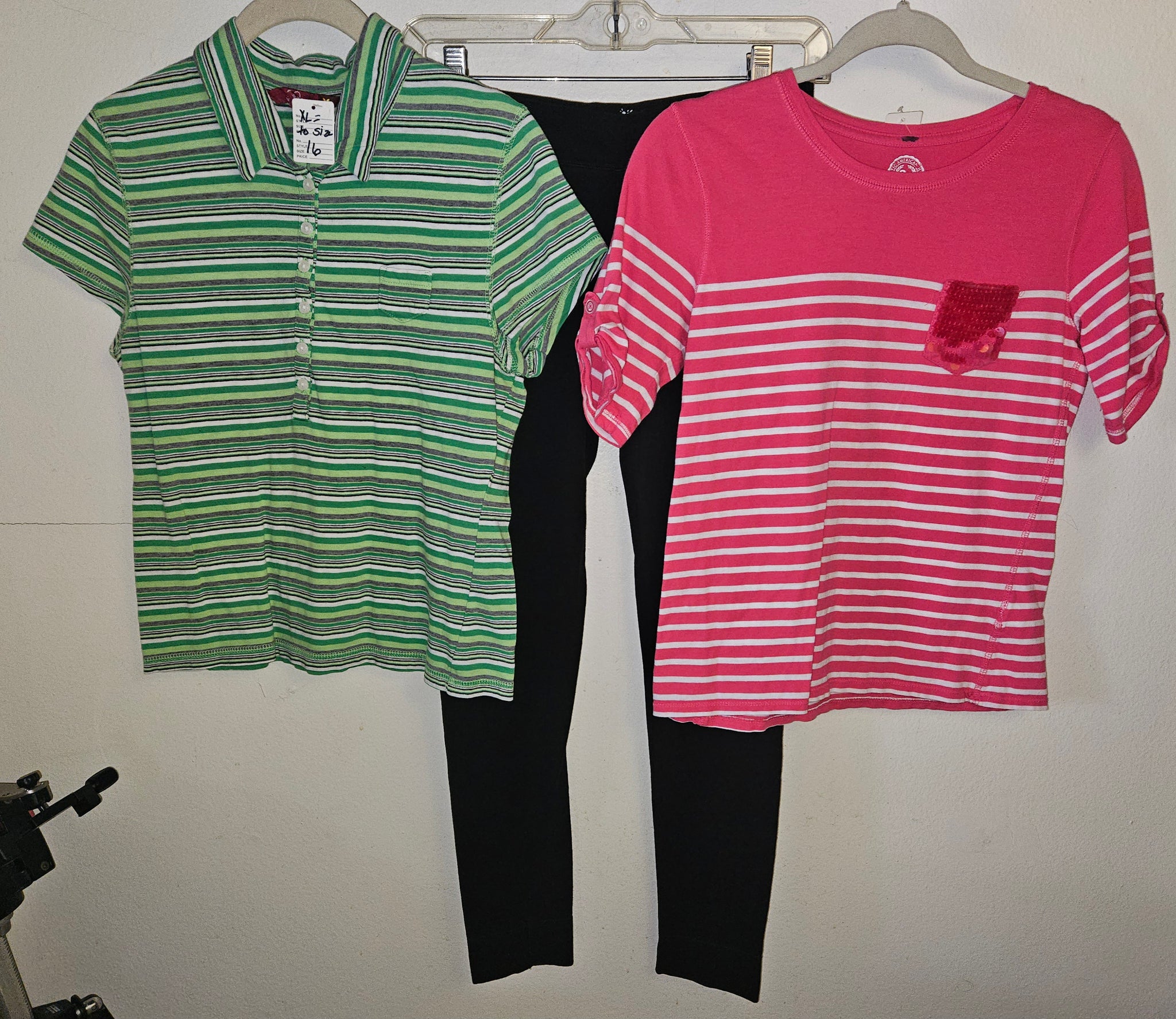 Kids Size 16 Girls 3-Pc Shirt & Pants Clothing Lot