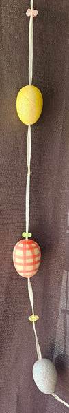 Brand New 70" Colorful Egg Garland Strand