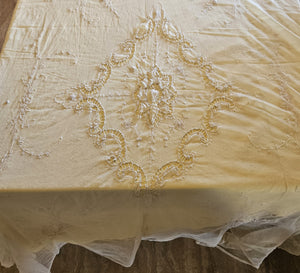 45 1/2" x 67" Sheer Bed or Table Topper