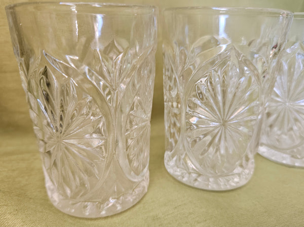 Set of 4 Vintage Anchor Hocking 6oz Juice Glasses