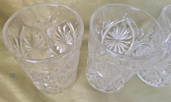 Set of 4 Vintage Anchor Hocking 6oz Juice Glasses