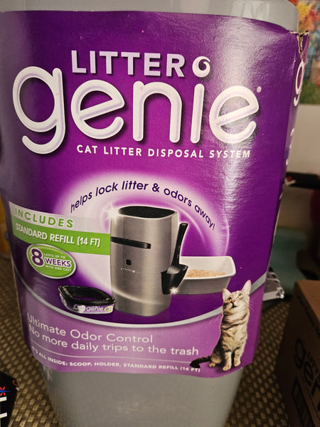 Brand New LITER GENIE Cat Liter Disposal System w/ (3) Additional Refills
