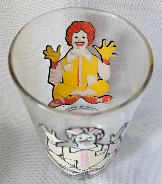McDonald's 16oz Ronald McDonald Vintage Drinking Glass
