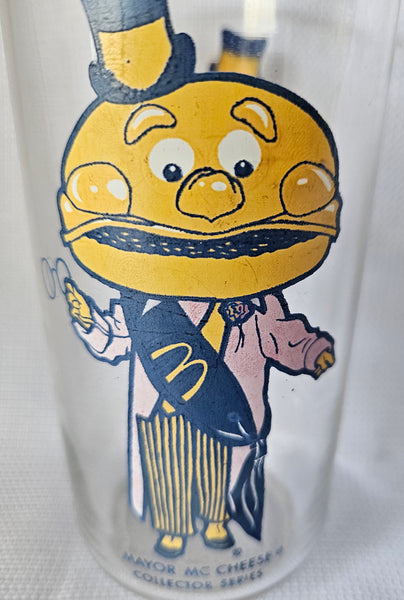 McDonald's 16oz Mayor McCheese Vintage Drinking Glass