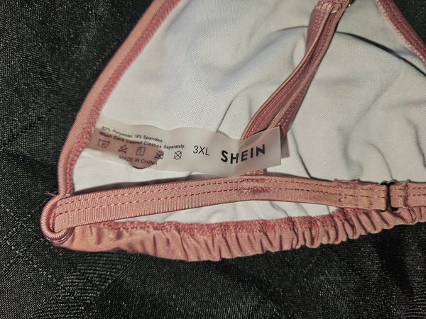 SHEIN 3X Mauve 2-Piece Bikini Bathing Suit