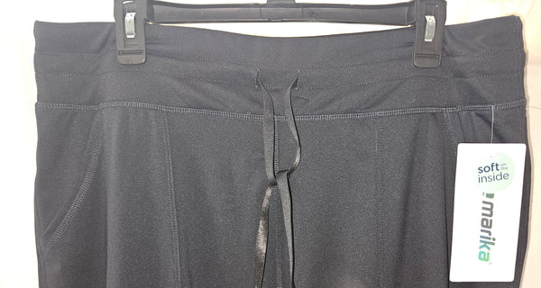 XXL Brand New MARIKA Black Spandex Athletic Pants