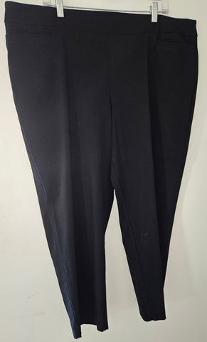 Size 22W ZAC & RACHEL Black Slacks