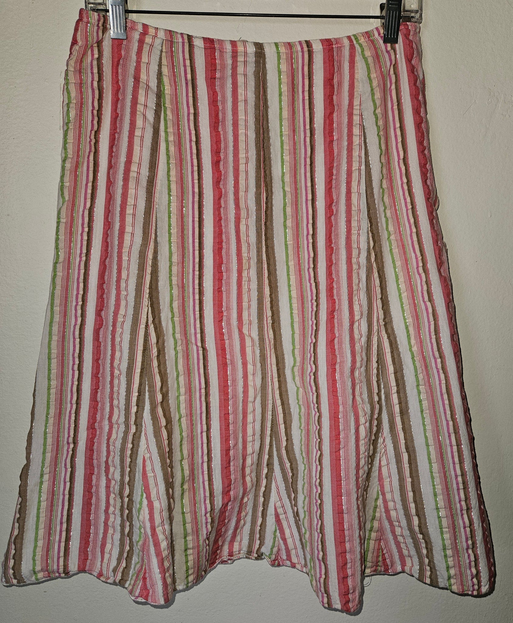 Size 8 A.M.I. Colorful Striped Skirt