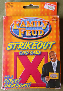 ENDLESS GAMES Family Feud Strikeout Card Game