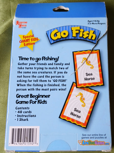 Brand New UNIVERSITY GAMES Go FIsh Card Game