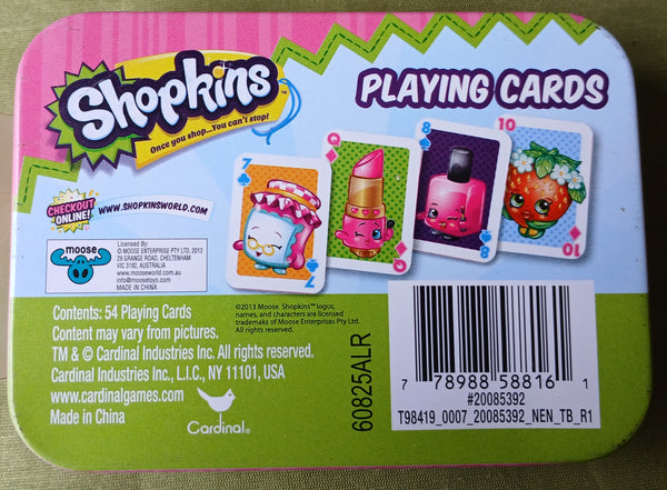 SHOPKINS Playing Cards