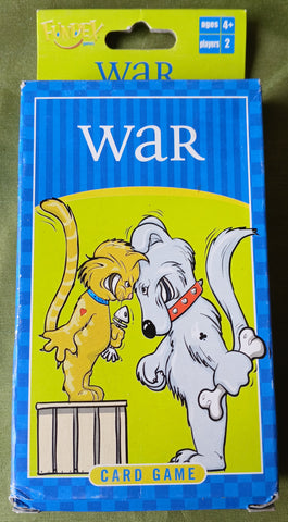 Vintage FUNDEX Cat & Dog War Card Game