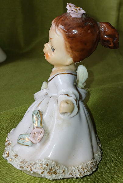 Vintage Ucagco 1950s Ceramic Southern Bell Figurine (No Parasol)