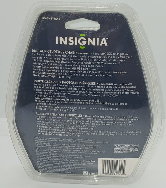 Brand New INSIGNIA 40 Digitial Picture Keychain