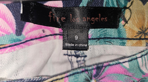 Size 9 Juniors FIRE LOS ANGELES Brand New Women's Hawaiian Jeans