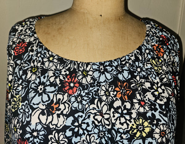 Size 18/20 LANE BRYANT Floral Multicolor Blouse
