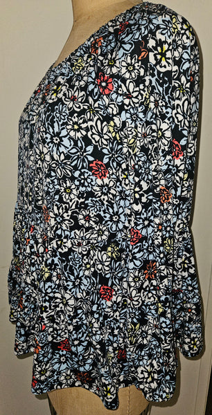 Size 18/20 LANE BRYANT Floral Multicolor Blouse