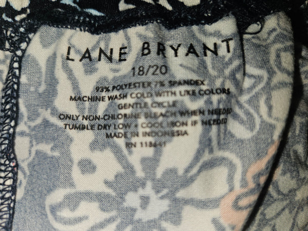 Size 18/20 LANE BRYANT Floral Multicolor Blouse