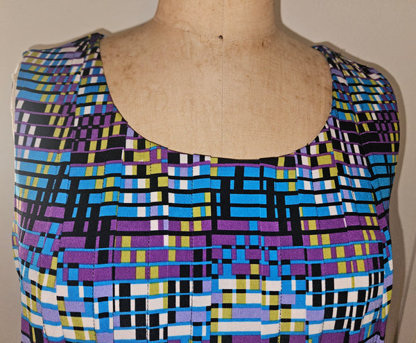 Size 16W RONNIE NICOLE Geo Pattern Sleeveless Dress