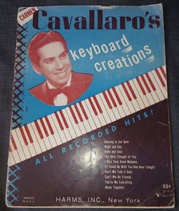 Vintage "Cavallaro's Keyboard Creations" Piano Sheet Music