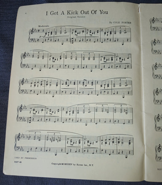 Vintage Eddy Duchin's Pianorama Of Popuar Transcriptions Sheet Music