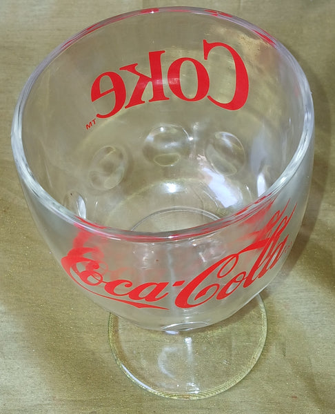 Vintage Coca Cola Goblet Glass