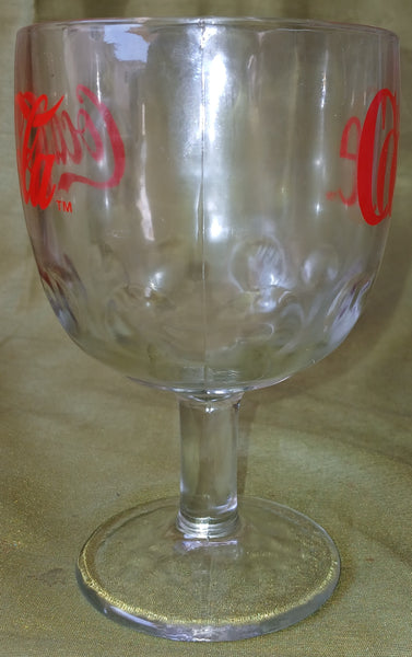 Vintage Coca Cola Goblet Glass