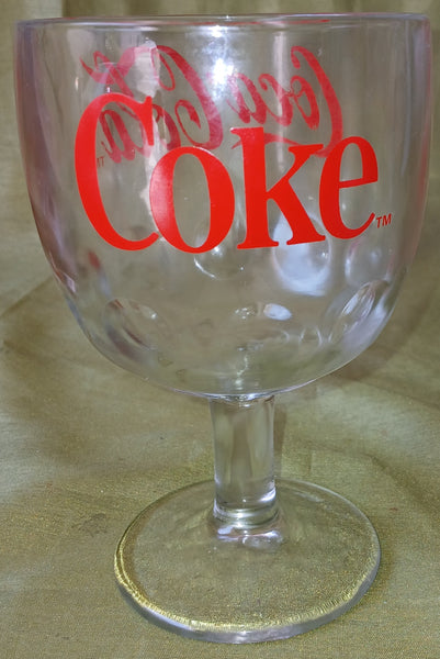 Vintage Coca Cola Goblet Glass