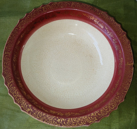 The French Saxon China Co. 22K Gold Bowl