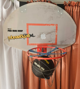 SKLZ Pro Mini Hoop Streetball XL Edition w/ Ball Over the Door Basketball Hoop