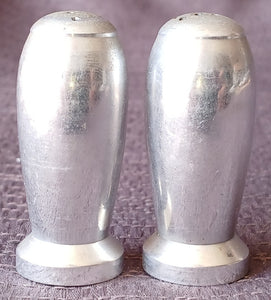 Mini 1960's Pewter Salt & Pepper Shakers