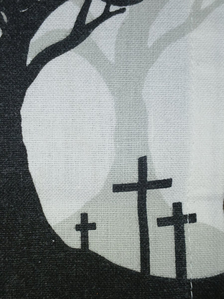 Spooky Halloween Tea Towel (Flaw)