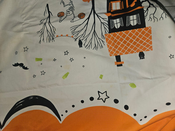 POTTERY BARN KIDS Spooky Town Halloween Tablecloth