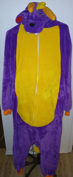 Adult Spyro The Dragon Onesie / Cosplay Costume