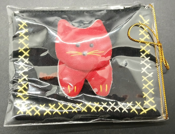 Brand New Thailand Cat Coin Change Purse Cute Zipper Wallet Bag