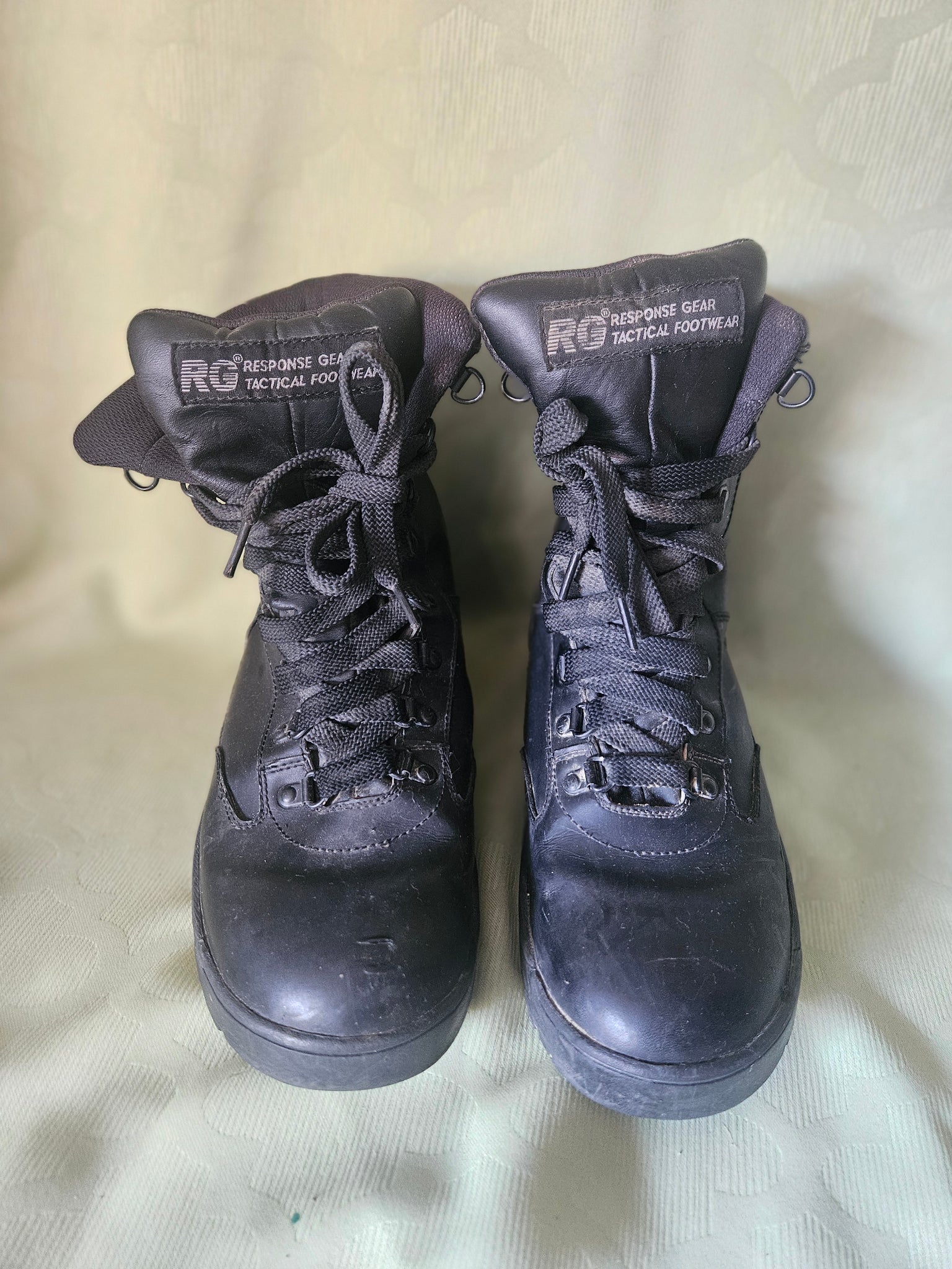 Men's Size 9 RG Response Gear Military Tactical Footwear Black Boots