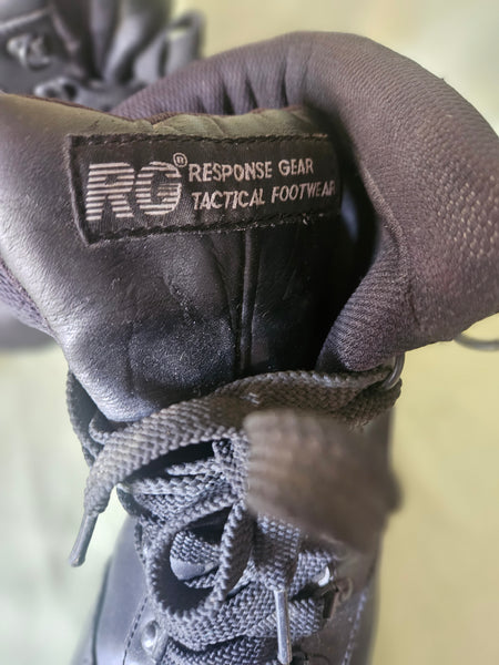 Men's Size 9 RG Response Gear Military Tactical Footwear Black Boots