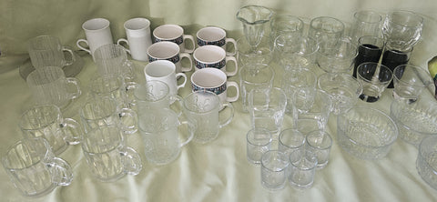 Miscellaneous 48 Count Glasses & Coffee Mugs