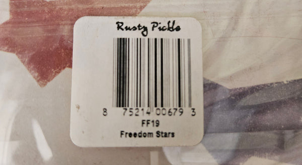 Lot of 4 Brand New RUSTY PICKLE Freedom Stars Scrapbooking Mini File Folder