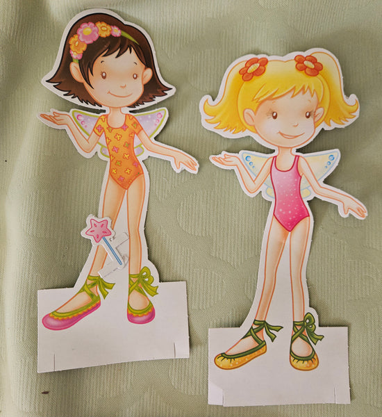 Misc 27-Pc Wood, Foam & Paper Doll Lot