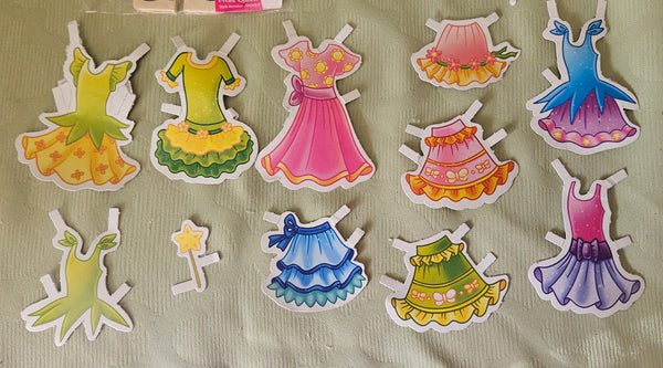 Misc 27-Pc Wood, Foam & Paper Doll Lot