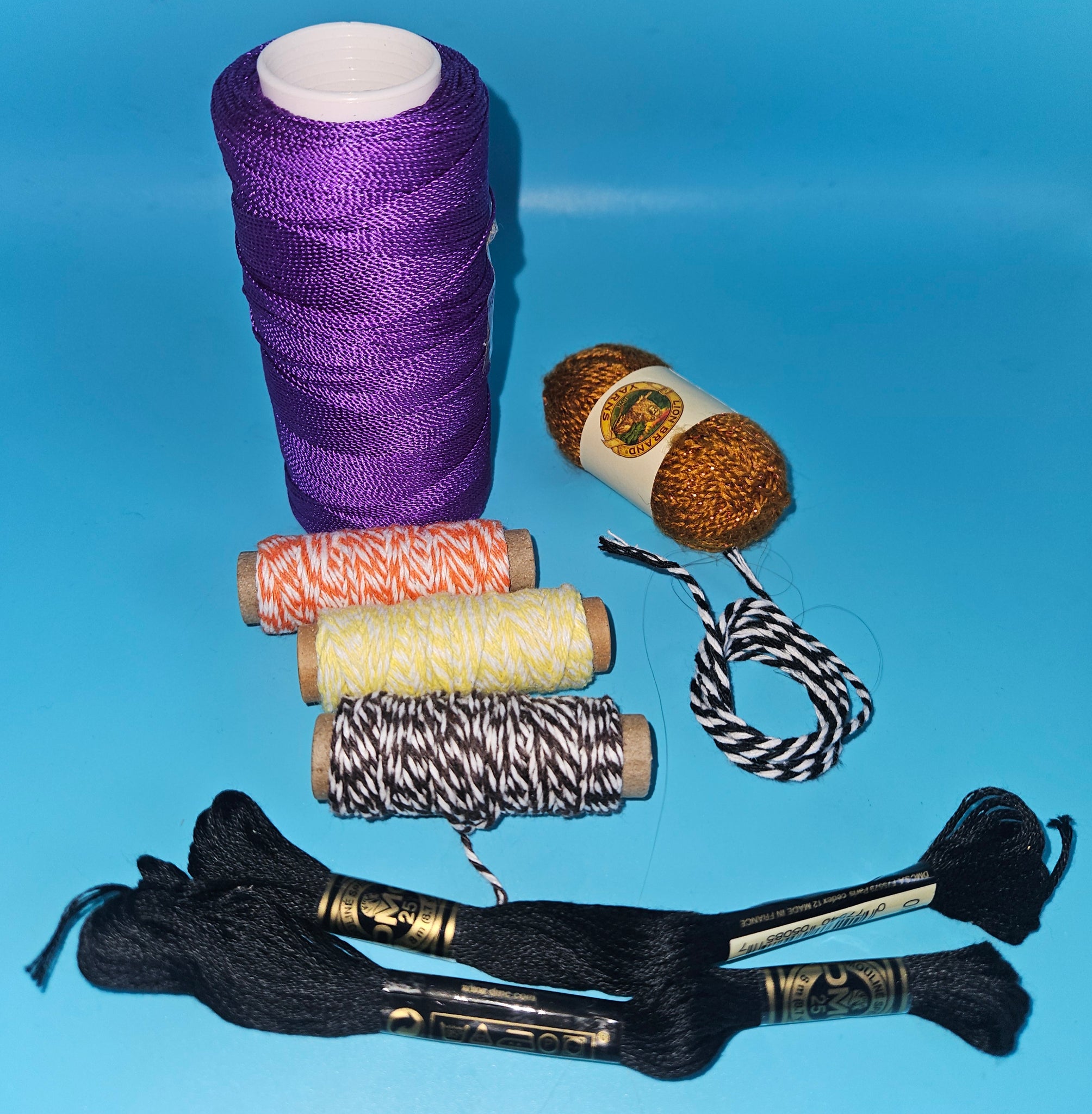 Lot of 7 Floss Thread Ribbon