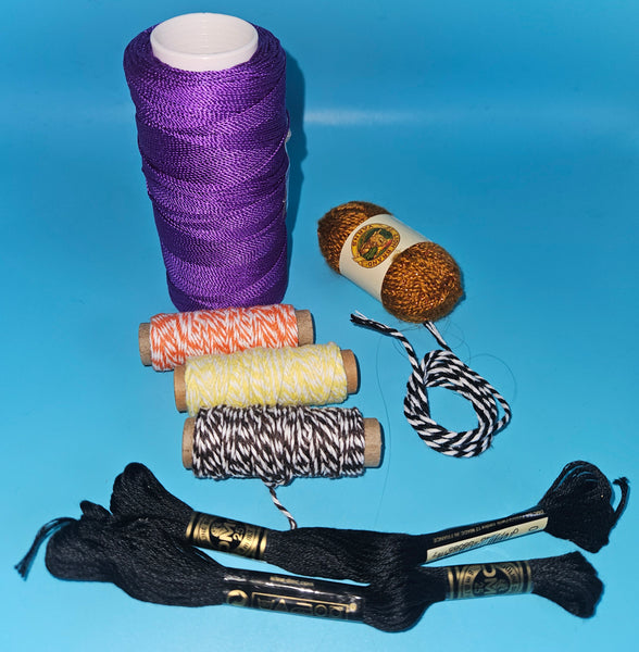 Lot of 7 Floss Thread Ribbon
