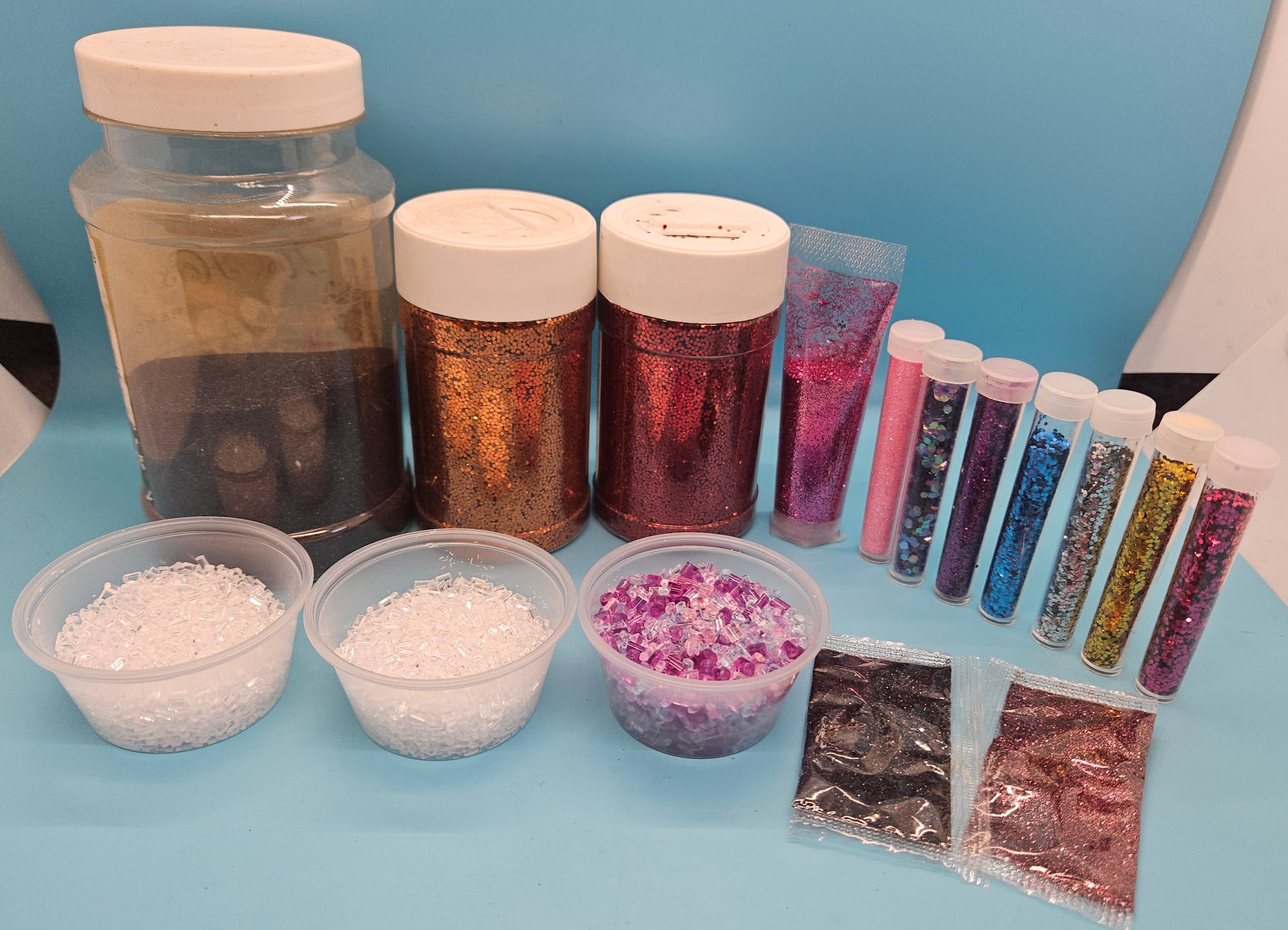 Lot of Misc & Various Glitter - 16 Count
