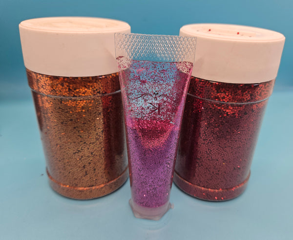 Lot of Misc & Various Glitter - 16 Count
