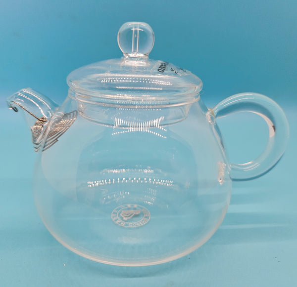 Handmade 8 oz Glass Loose Tea Teapot w/ Infuser